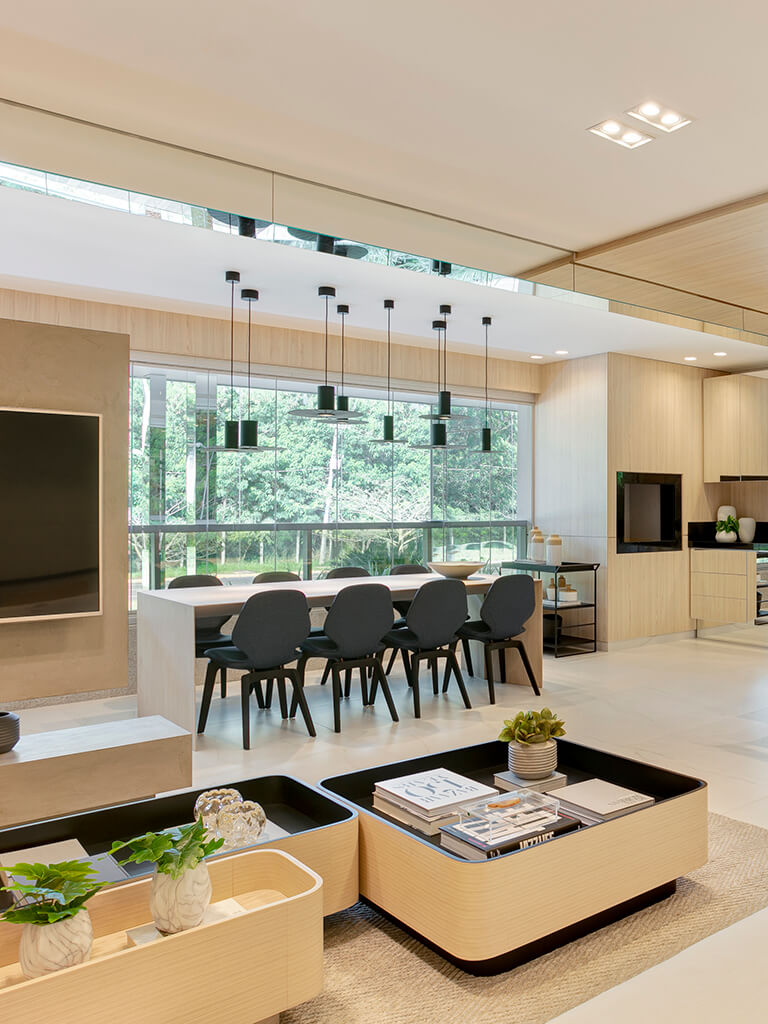 Elegância e sofisticação no decorado do Lumini