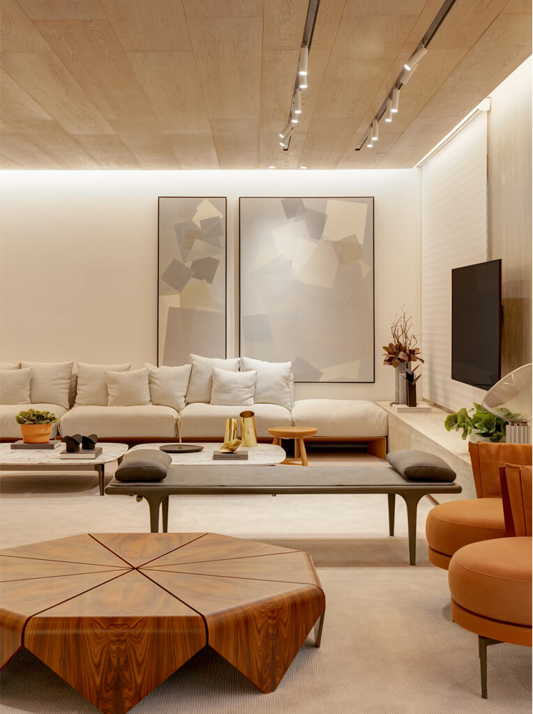 Decorado do Signature: contemporâneo e sofisticado