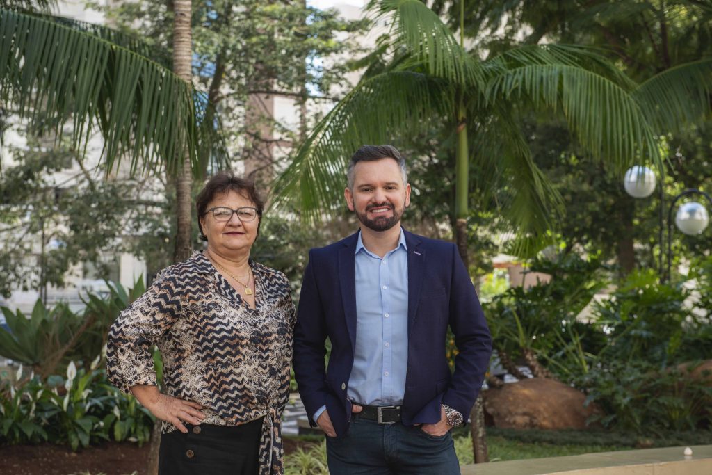 Luiz Felipe e Dona Helena