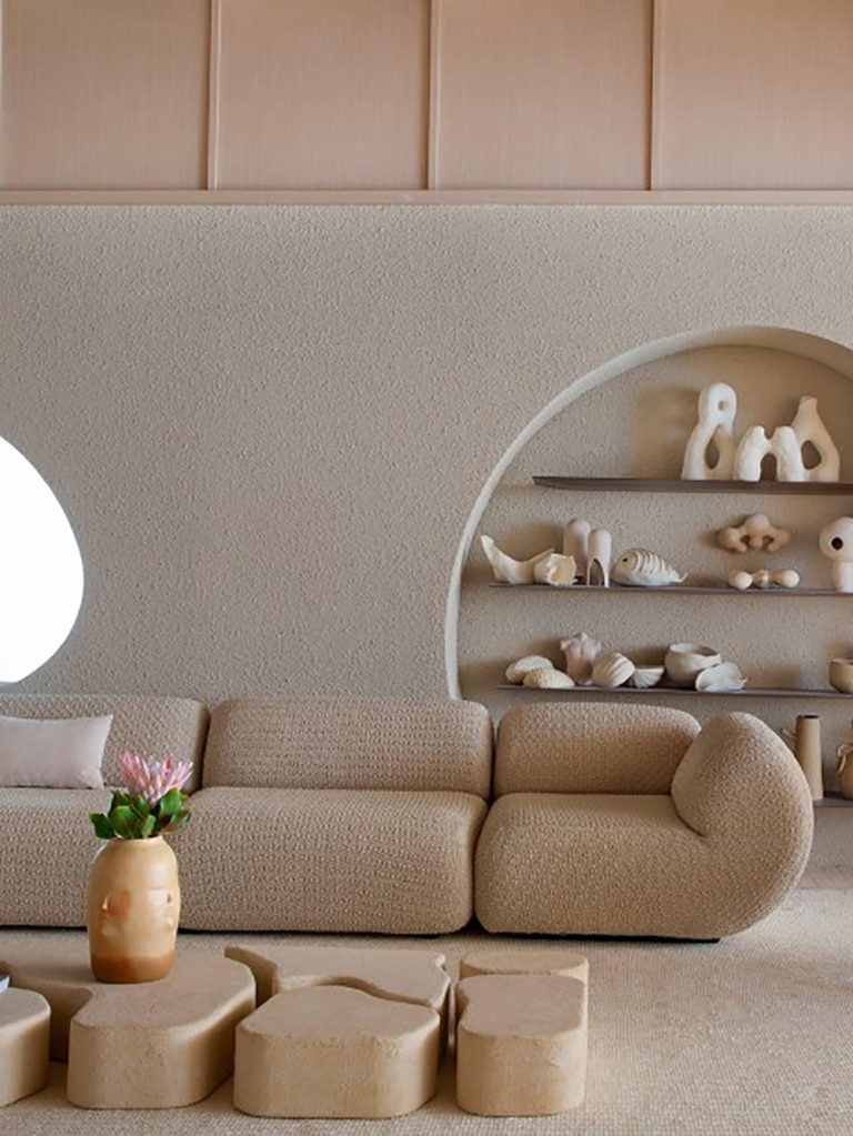 Com textura incrível, tecido bouclé é uma ótima aposta de decoração