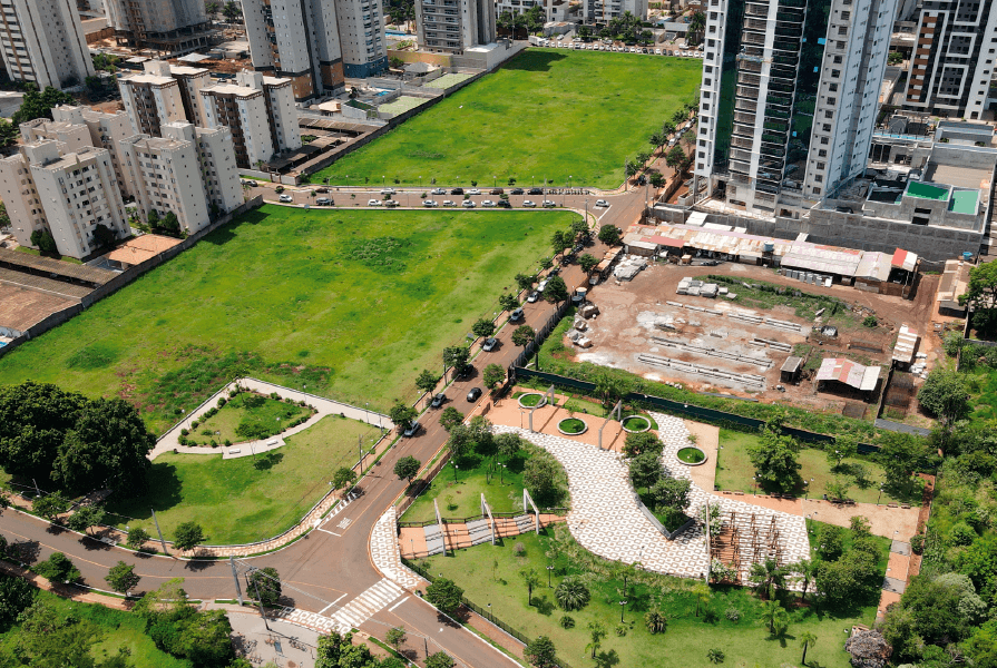 imagem aérea do alto da palhano