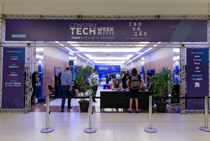 Entrada da Construtech Week