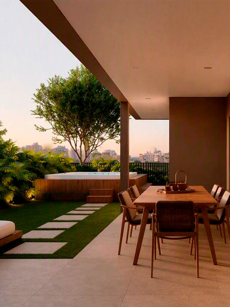 Apartamento garden: espaço, privacidade e segurança no mesmo projeto