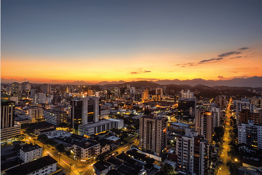 Joinville área a noite