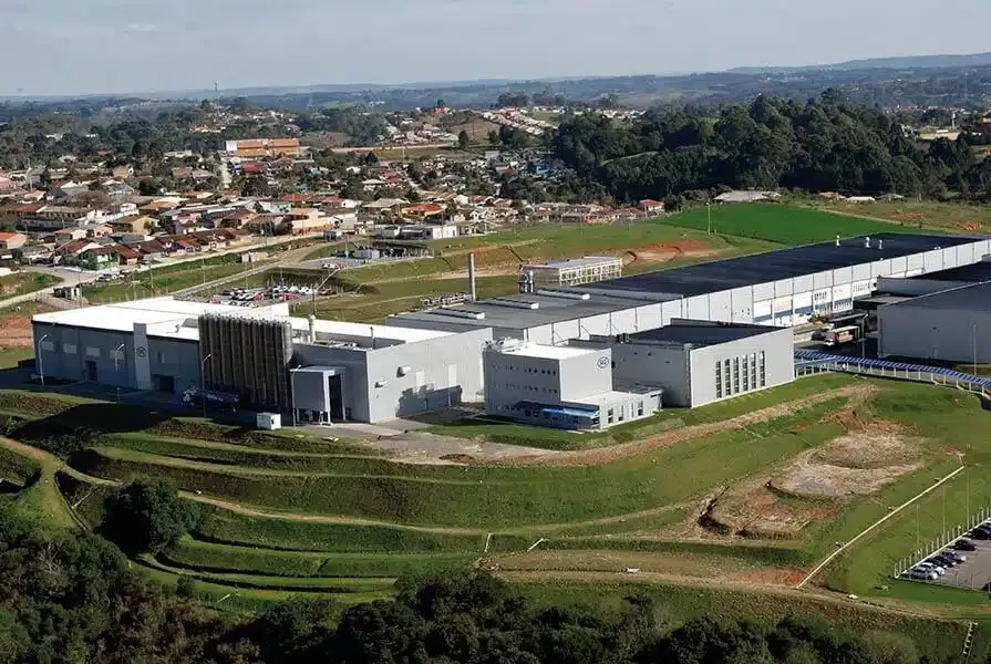 imagem aérea de fábria sig combibloc